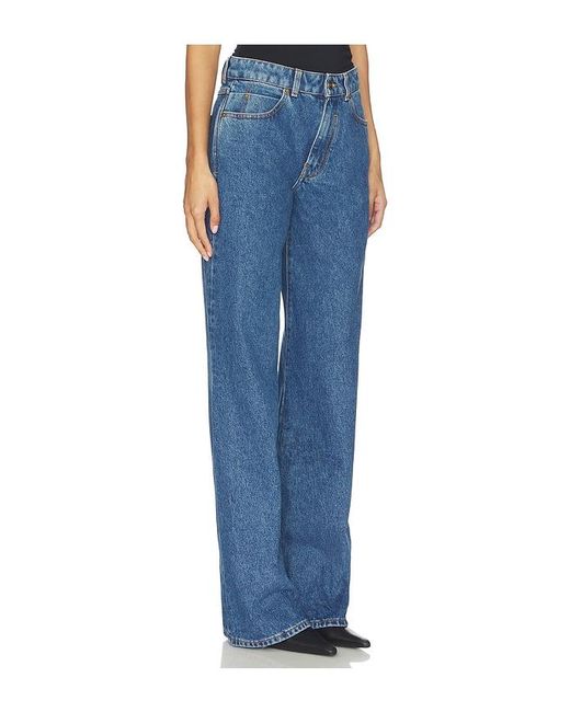 Balmain Blue Denim Straight Leg