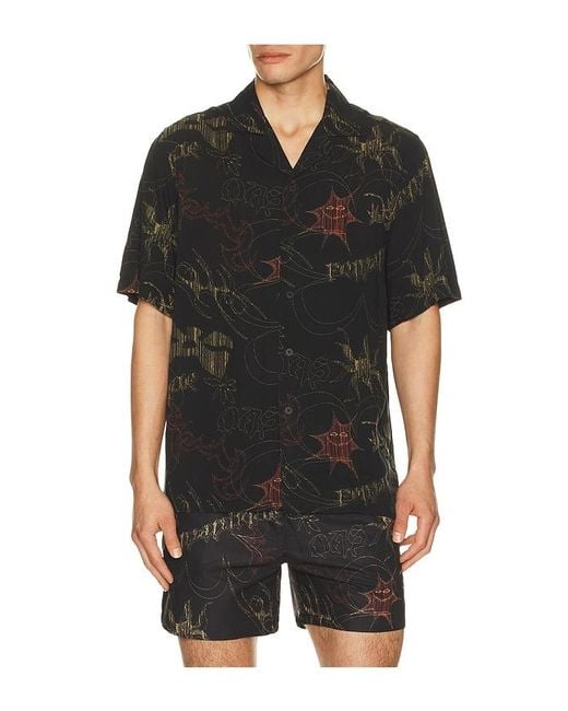 Oas Black Romantique Rocco Shirt for men