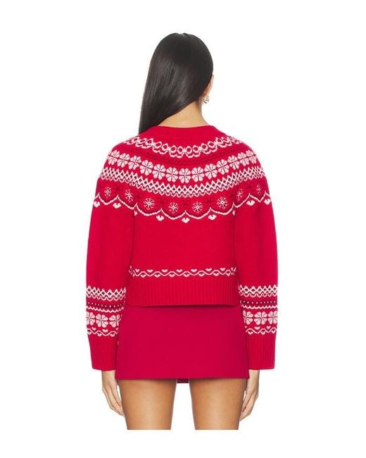 PULL SHANTAE en Red LoveShackFancy