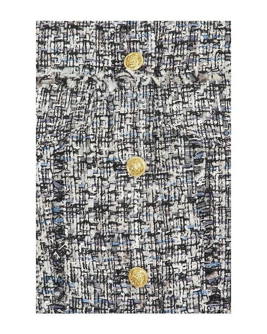Alice + Olivia Gray Chloe Cropped Boxy Jacket