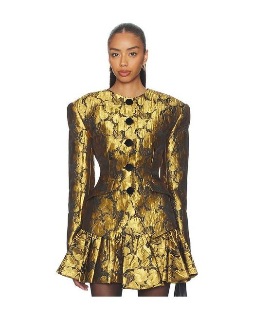 Ronny Kobo Yellow Wanda Blazer