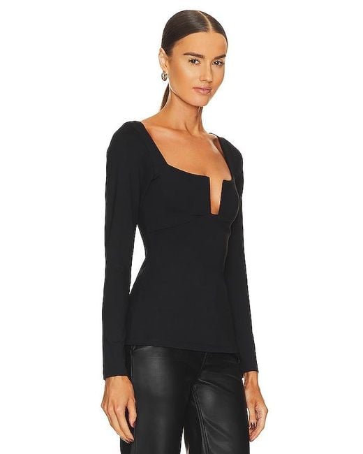 Susana Monaco Black Square Wire Top