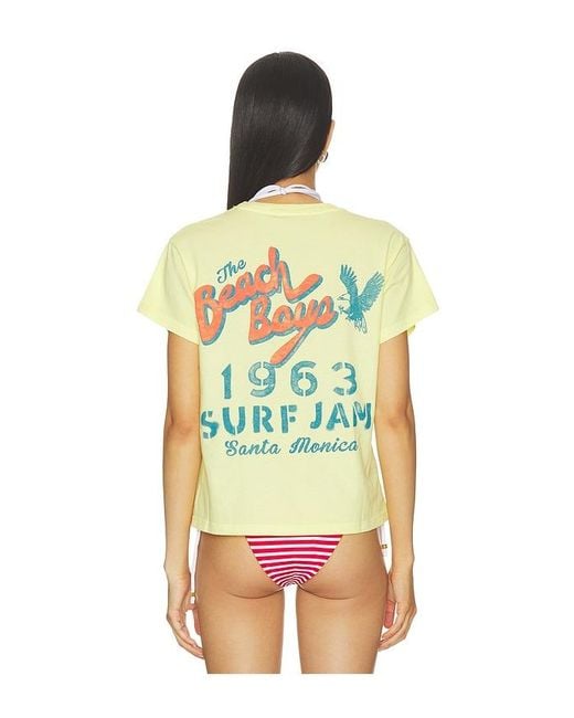 Daydreamer Yellow The Beach Boys Surf Jam Solo Tee