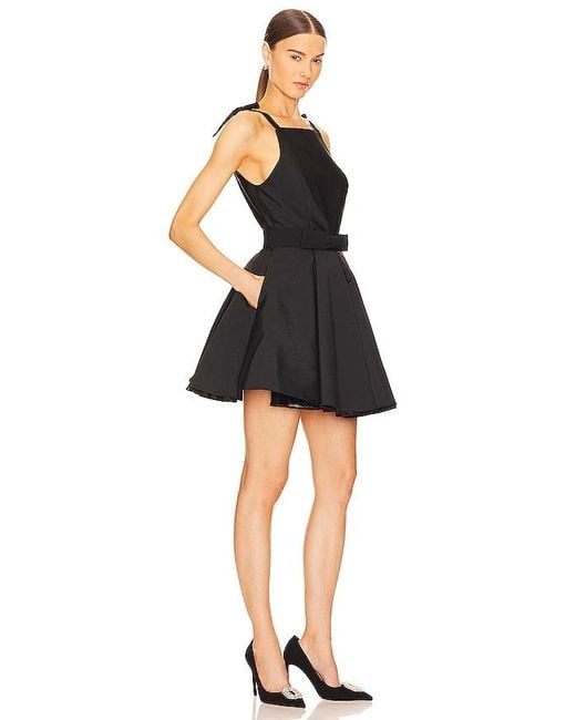 The New Arrivals Ilkyaz Ozel Black Reine Mini Dress