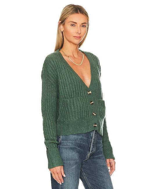 Lovers + Friends Green Caroline Cardigan