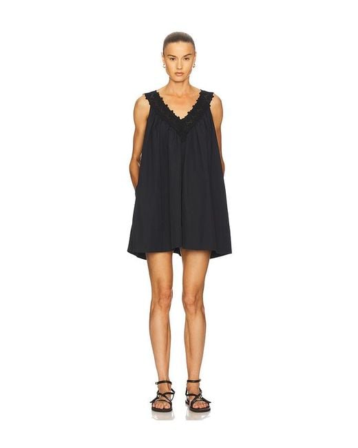 Helsa Black Kleid Mini Dress With Lace