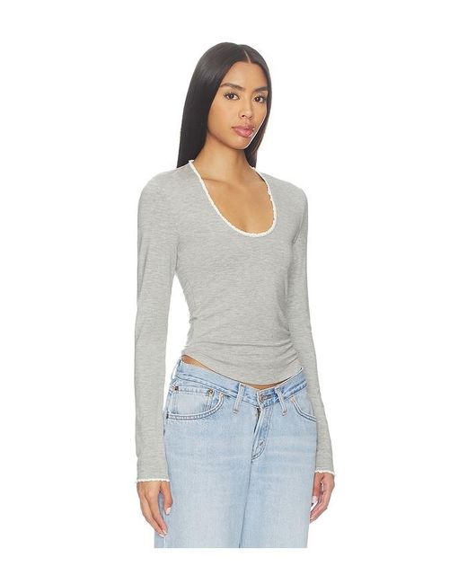 The Line By K White Nero Top