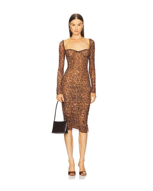 MAJORELLE Multicolor Chica Midi Dress