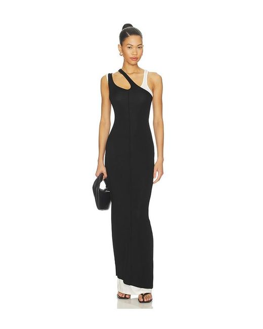 SNDY'S Black Chantara Maxi Dress