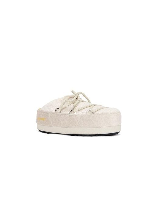 Moon Boot White Pantoffel-Mule Evx