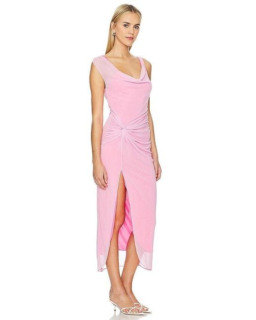 Amanda Uprichard Pink Aliana Dress