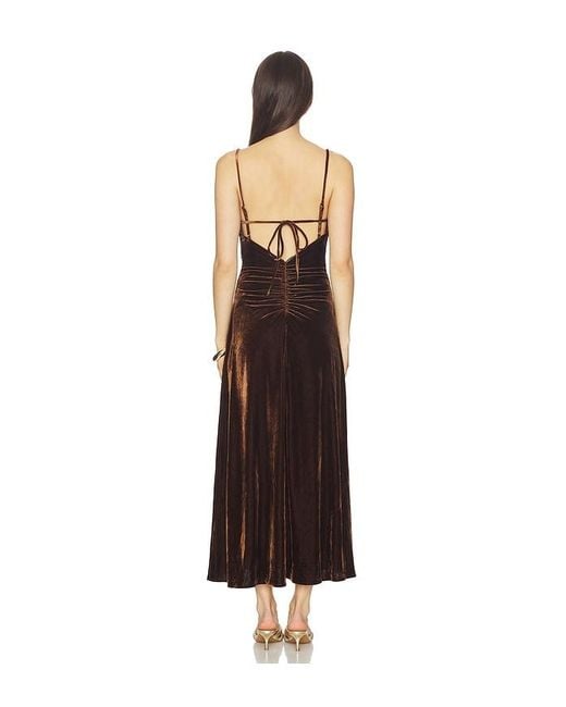 Astr Brown Valery Dress