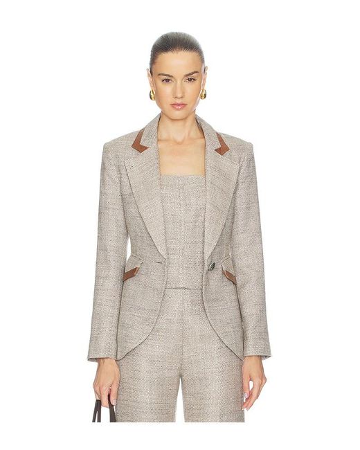 Smythe Natural Taped Seamed Blazer