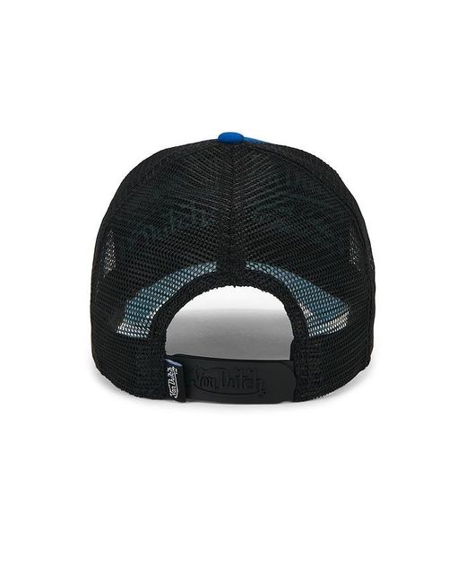 Von Dutch Blue Staple Trucker Hat for men