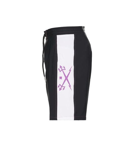 Dark Seas Black Allen Boardshort for men