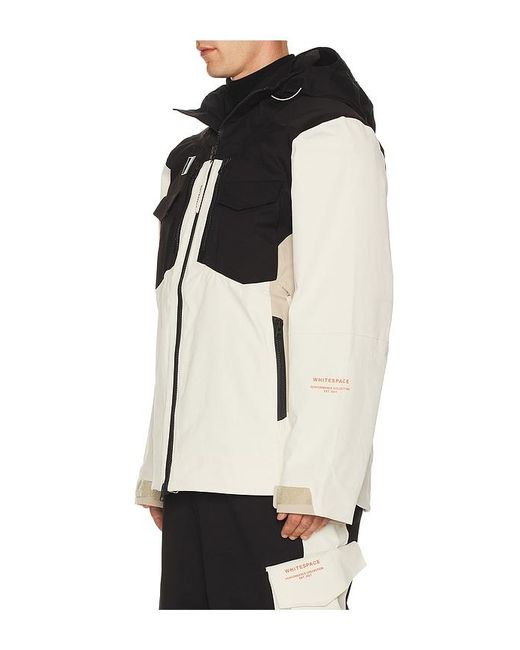 White/space White 2L Insulated Cargo Jacket for men