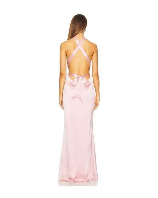 retroféte Pink Magnolia Dress