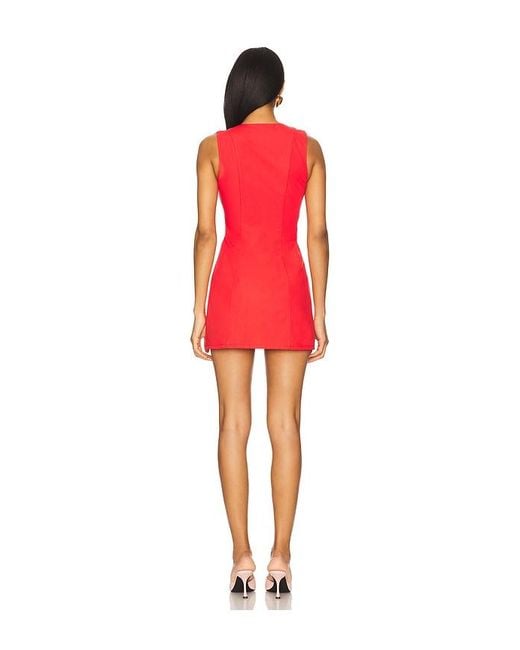 MORE TO COME Red Selma Mini Dress