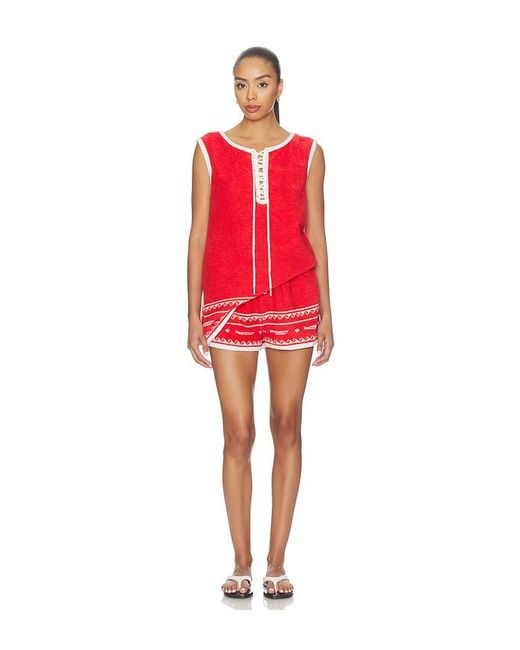 Posse Red Cody Tunic Top