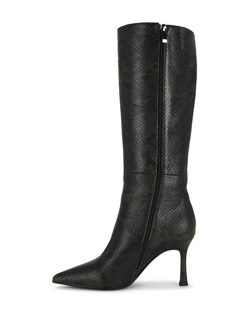 Black Suede Studio Black Boot Draya 80