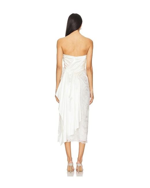 Lovers + Friends White Thessaly Dress