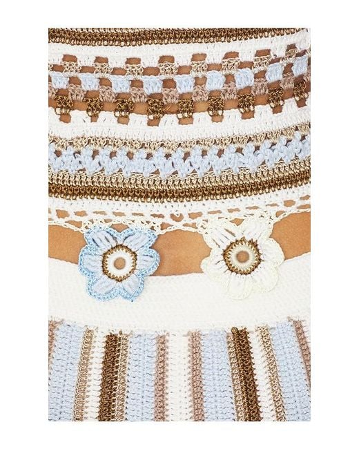 MY BEACHY SIDE White Noa Hand-Crocheted Top