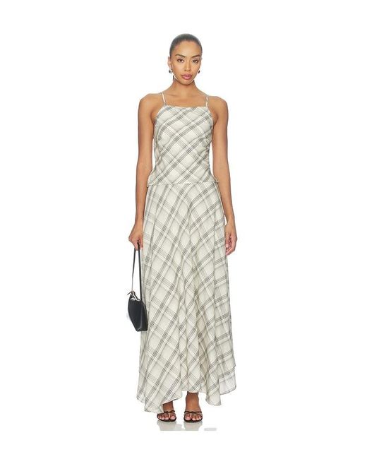 Lovers + Friends Natural Blake Maxi Skirt