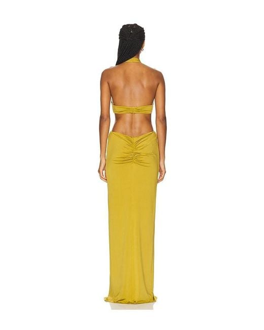 Nbd Yellow Abendkleid The Donyale