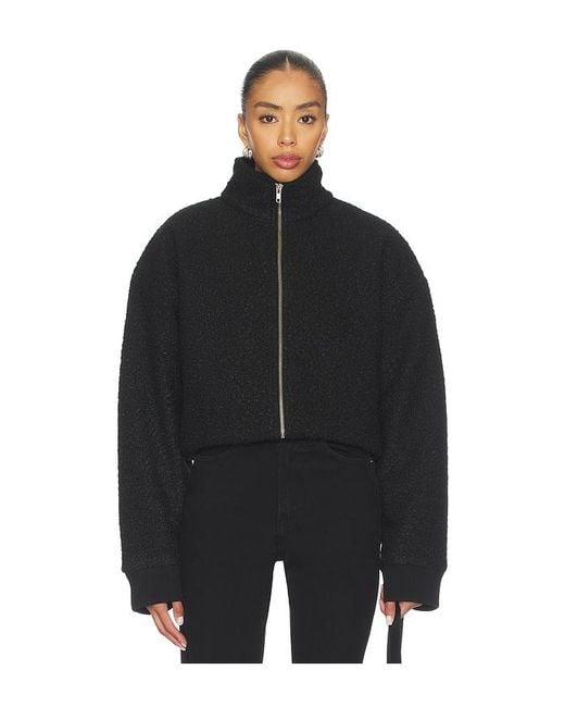 Lovers + Friends Black Emmie Sherpa Jacket