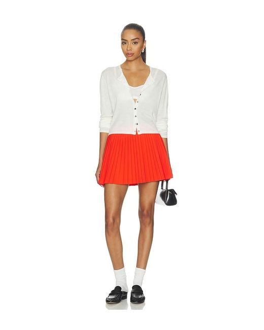 Malbon Red Kate Skirt
