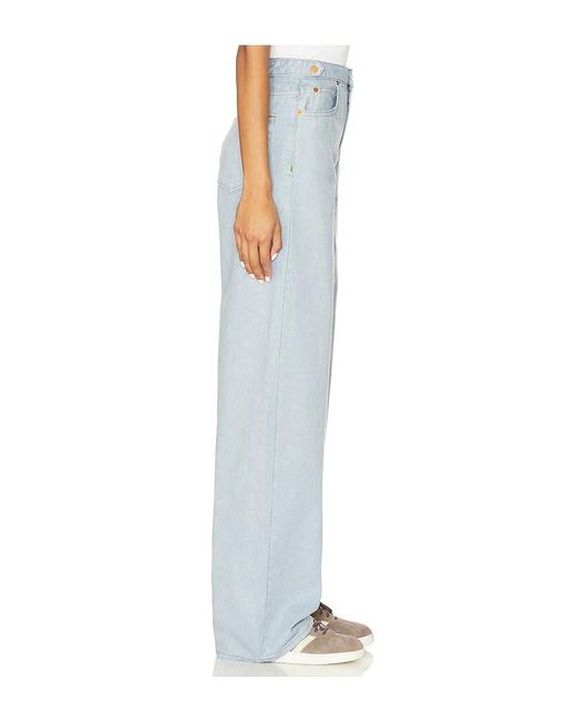 SLVRLAKE Denim Blue Cassie Wide Leg Jeans