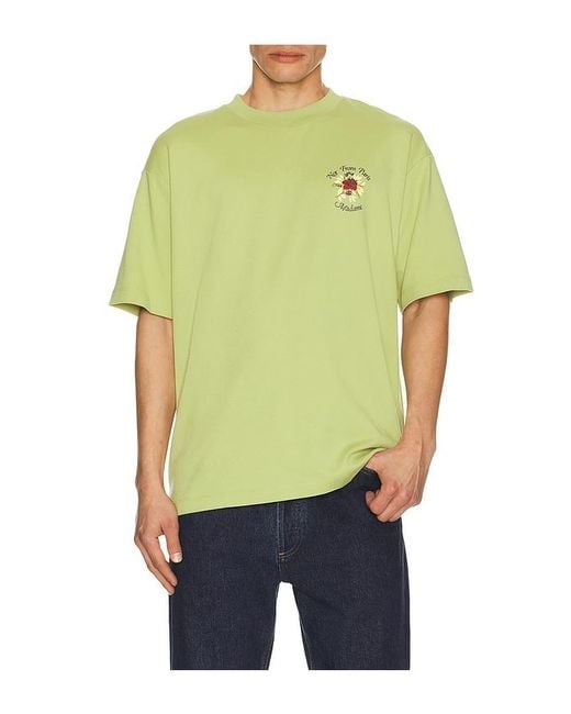 Drole de Monsieur Green Dr&Ocirc;Le De Monsieur T-Shirt Slogan Rose for men