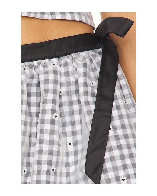 MAJORELLE Black Micah Mini Skirt