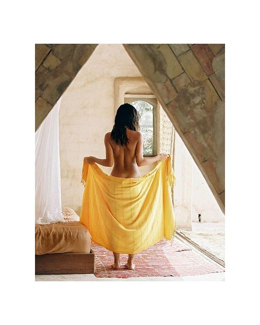 Sunkissed Orange Tuscany Sand Free Beach Towel