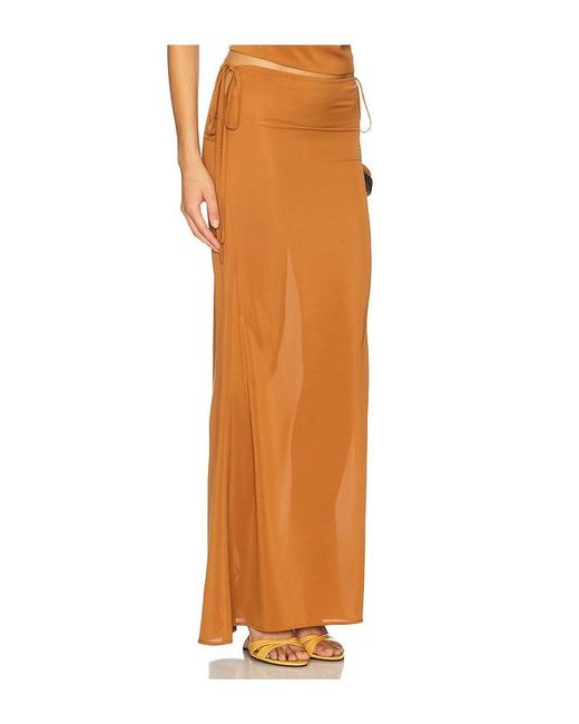 VDM Orange Evvy Tide Skirt