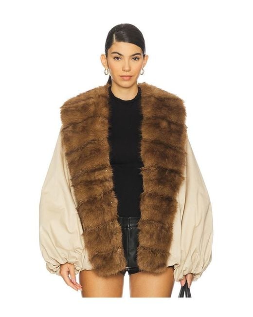 ROTATE BIRGER CHRISTENSEN Brown Donatella Short Jacket
