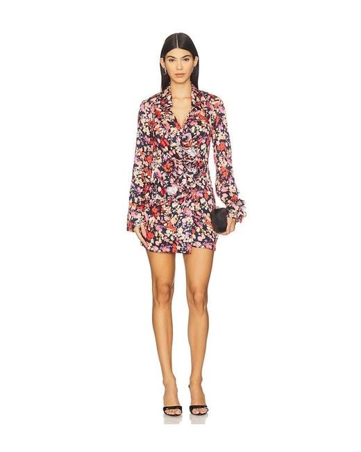 Kika Vargas Red Iris Dress