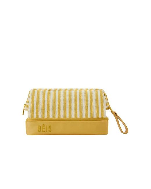 BEIS Yellow The Summer Stripe Dopp Kit