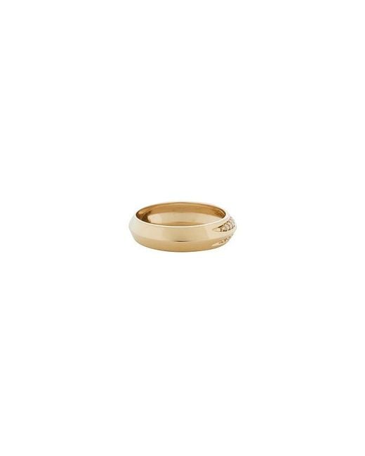 STONE AND STRAND White Ring Knife Edge