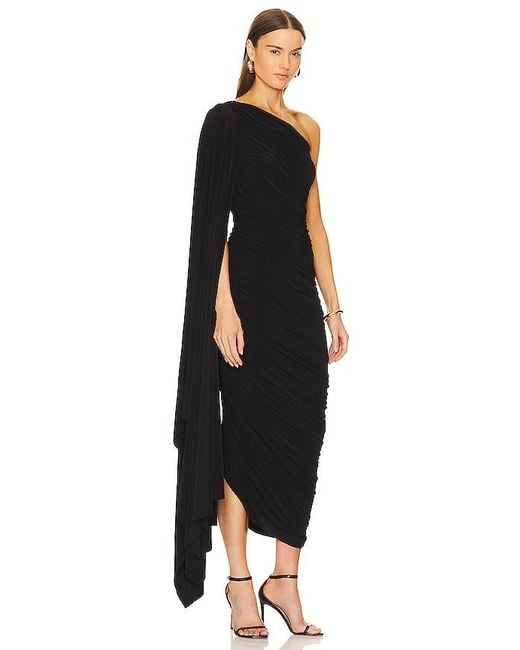 Norma Kamali Black Diana Gown W/ Sleeve