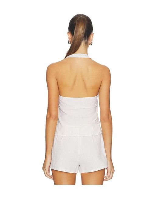 MORE TO COME White Blaise Top