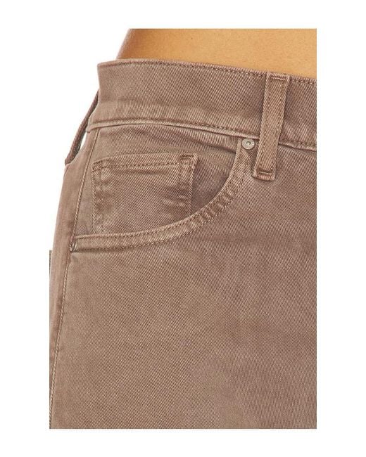 PAIGE Natural Arellia Skimmer Outseam Panels Jeans