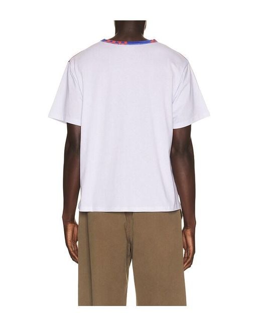 Advisry Blue Shepards Check T-Shirt for men