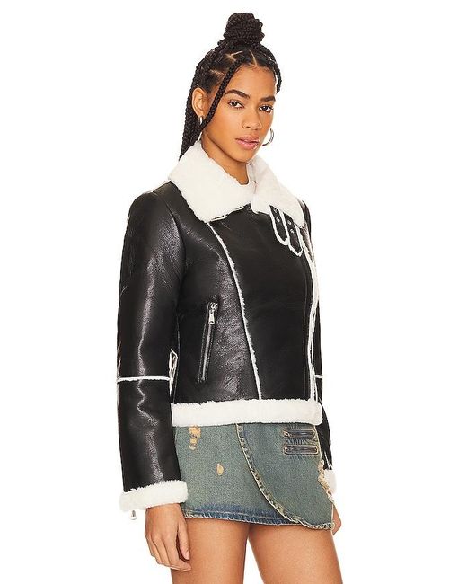 superdown Black Genna Zip Up Jacket
