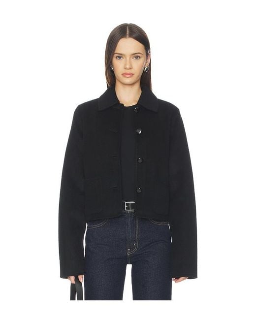 FAVORITE DAUGHTER Black The Annabel Wool Jacket