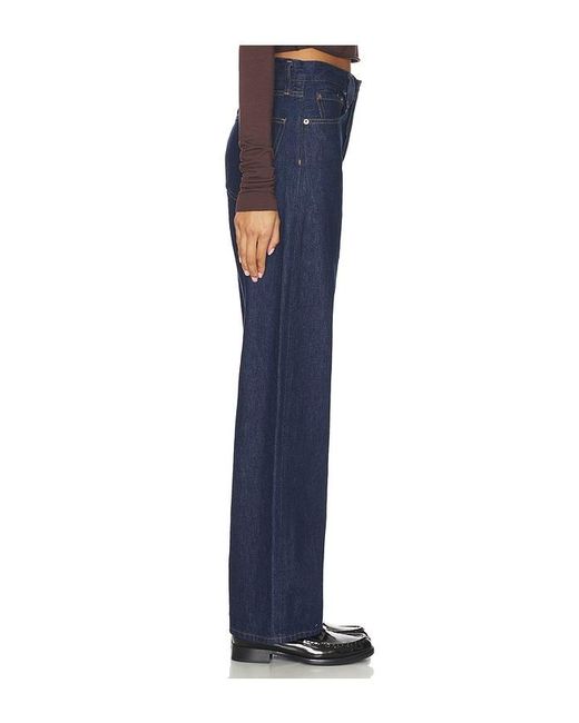 Agolde Blue Arc Loose Wide Jeans