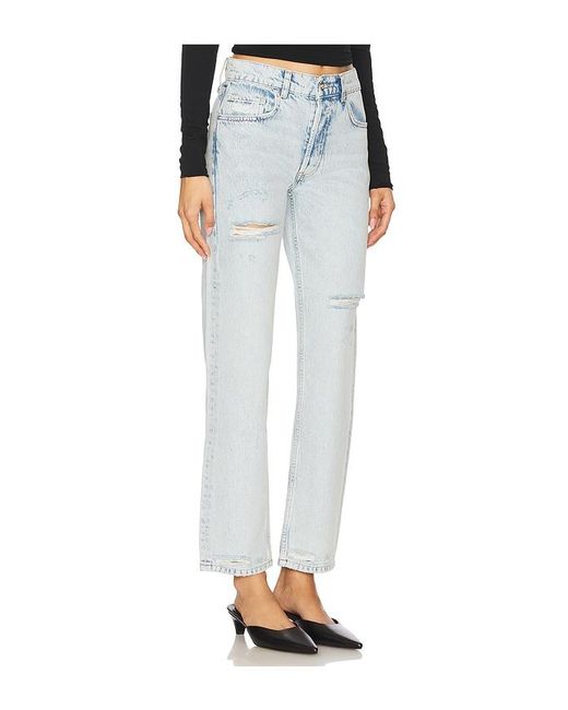 Anine Bing White Kate Jeans