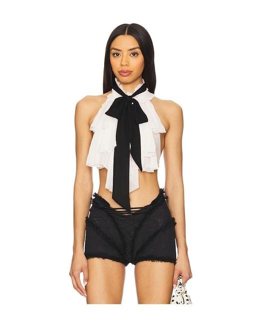 Aniye Records Black Mimi Ruff Top