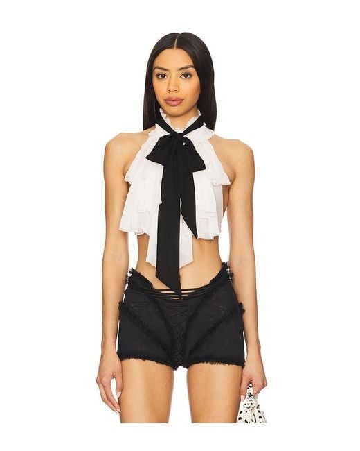 Aniye Records Black Mimi Ruff Top