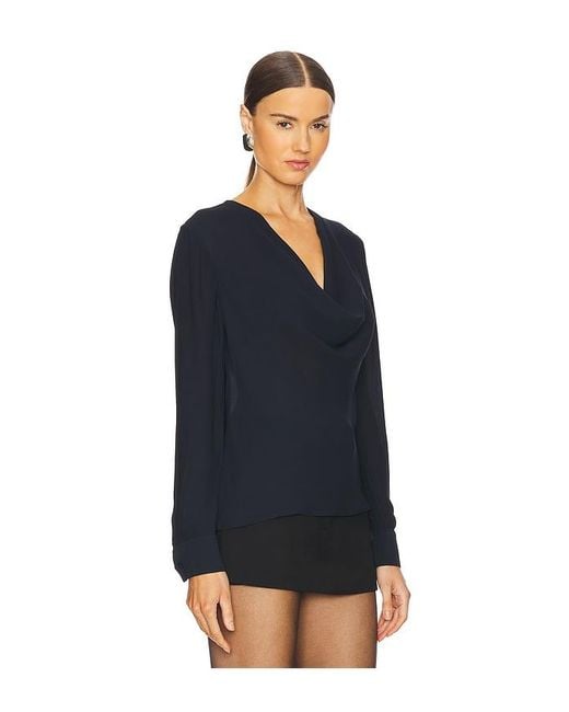 L'academie Blue Panna Blouse